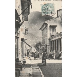 73 BOURG-SAINT-MAURICE. Jeune Laitière Place Charles Albert 1906