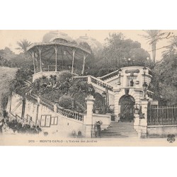 Monaco MONTE-CARLO. Jardinier à l'Entrée des Jardins 1904