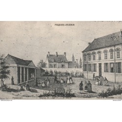 58 POUGUES-LES-EAUX. Promenoir, Source Saint-Léger, Bains et Douches en 1854
