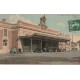 66 PERPIGNAN. La Gare avec ses Employés 1909