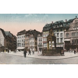 Allemagne MAINZ. Marktplatz und Marktbrunnen 1929
