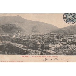 Italia Italie CARRARA. Panorama dalla Villa Binelli 1906