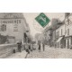 91 ESSONNES. Commerce chaussures, couleurs et épicerie Rue de Paris bien animée 1907