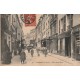 91 CORBEIL. Tailleur, Modes, Boucherie et Coiffeur Rue Saint-Spire bien animée 1908