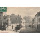 66 MONT-LOUIS. Animation sur la Place avec au fond la Porte de France 1912