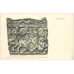 carte postale ancienne 21 ALESIA. Bataille de Gaulois sur Sarcophage