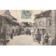 77 ANNET. Charcuterie Rue de la Poste bien animée 1905