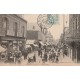 62 BERCK-PLAGE. Café et Librairie Rue Carnot grosse animation 1905