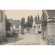 77 VOISENON. Epicerie Mercerie avec attelage à l'intérieur du Village 1905