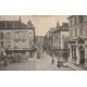 91 CORBEIL. Cafés "Grivois" et banque "Crédit Lyonnais" Rue Notre-Dame avec attelages et voiture ancienne