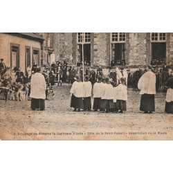 78 CHASSE à COURRE. Equipage Duchesse d'Uzes. Bénédiction de la Meute Fête de la Saint-Hubert