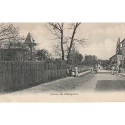 95 BEAUCHAMP. Boucherie Avenue des Châtaigniers 1904.