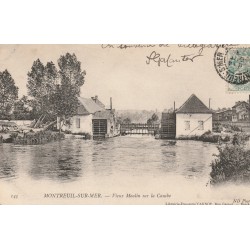62 MONTREUIL-SUR-MER. Vieux Moulin sur la Cauche 1904