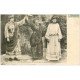 carte postale ancienne 21 ALISE-SAINTE-REINE. Clément la menace du poignard 1907