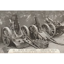 Musée de l'Armée. Crapouillots allemands pris en Artois et Champagne 1914-15