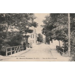 93 NEUILLY-PLAISANCE. Petit Pont Rue du Bois d'Avron animé 1924