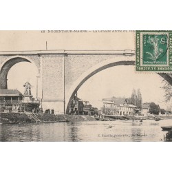 94 NOGENT-SUR-MARNE. Moulin à vent sous la Grande Arche du Viaduc 1908