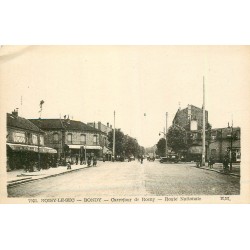 93 NOISY-LE-SEC. Café Tabac et Boucherie Carrefour de Rosny route Nationale