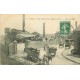 93 PANTIN. Nombreux attelages devant l'Usine broyeuse des ordures de Paris 1908