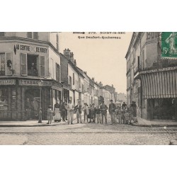 93 NOISY-LE-SEC. Boucherie et Tabac "Au Centre de Noisy" rue Denfert-Rochereau 1913