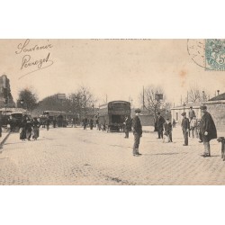 93 PANTIN. Octroi et camion de déménagements à la Porte vers 1905