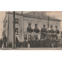 47 MEZIN. Fêtes Présidentielles Fallières Président République 1906