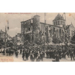 47 MEZIN. Fêtes Présidentielles Fallières Président République au Château