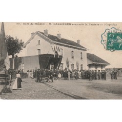 47 MEZIN. En Gare Fallières remercie la Fanfare et l'Orphéon 1910