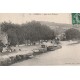 91 CORBEIL. Péniches pour chargement du sable Quai de la Pêcherie 1911