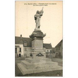 carte postale ancienne 03 HURIEL. Monument Morts pour la Patrie