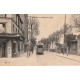 93 NOISY-LE-SEC. Café Hôtel "Au Signal d'Arrêt" et tramway avenue Gallieni 1939