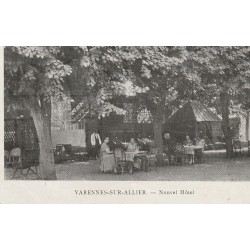 03 VARENNES-SUR-ALLIER. Nouvel Hôtel et Restaurant "Bacle" route Nationale carte publicitaire