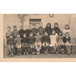 87 LIMOGES. Photo format cpa d'une Classe d'Ecole. Photographe Marneix 12 Av Sablard