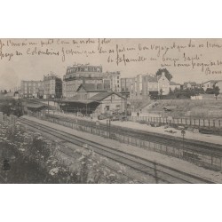 95 LA GARENNE-BEZONS. La Gare avec locomotive 1903