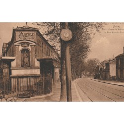 93 NOISY-LE-SEC. Café Hôtel "A la Vierge" rue Anatole France