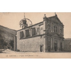 20 SARTENE. Eglise Saint-Damien 1922 (écrite à Paoli Ajaccio)...