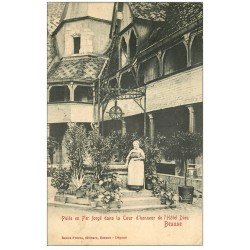 carte postale ancienne 21 BEAUNE. Puits Cour d'Honneur Hôtel-Dieu