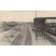 93 NOISY-LE-SEC. Panorama de la Gare avec train locomotive à vapeur