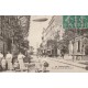 93 NOISY-LE-SEC. Dirigeable au-dessus du Boulevard de la République 1910 (destinataire à Montreuil)....