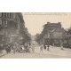 93 NOISY-LE-SEC. Hôtel des Voyageurs Carrefour rue de la Gare, de la Forge et Boulevard de la République