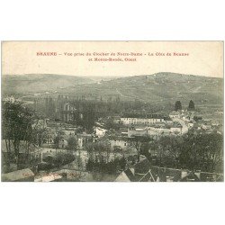 carte postale ancienne 21 BEAUNE. Vue sur la Côte et Monte-Ronde 1923