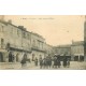 5 x cpa 47 MEZIN. Place Fallières, Pont Gélise & Gare, Vallées Auzoue, la Ruche Méridionale et Porte Anglaise