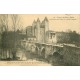 2 x cpa 47 BARBASTE. Entrée du Moulin des Tours et Pont sur la Gélise 1930