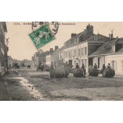 27 EVREUX. Tonneliers de chez "Dubos" rue Isambard 1913 vins et tonneaux