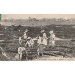 85 LES SABLES D'OLONNE. Pêcheurs de Coquillages 1910