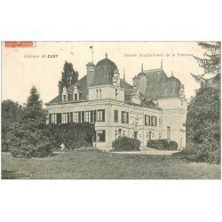 carte postale ancienne 21 CHATEAU DE CUSY 1908 ave Jardinier