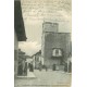 2 cpa 16 LA ROCHEFOUCAULD. Charretier Porte Saint-Florent et l'Eglise 1904