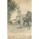 2 cpa 16 LA ROCHEFOUCAULD. Charretier Porte Saint-Florent et l'Eglise 1904