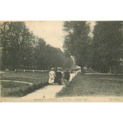 3 cpa 78 MAISONS-LAFFITTE. Parc avenues Eglé Albine Tronchet et du Château