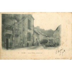 2 x cpa 52 VIGNORY. Chapelle N-D du Val et troupeau de moutons sur Grande Rue 1903